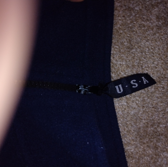 VTG 90s USA Olympics Jacket Men’s Fleece Full Zip Sweater - Picture 3 of 7